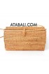 Ata rattan square bag balinese style